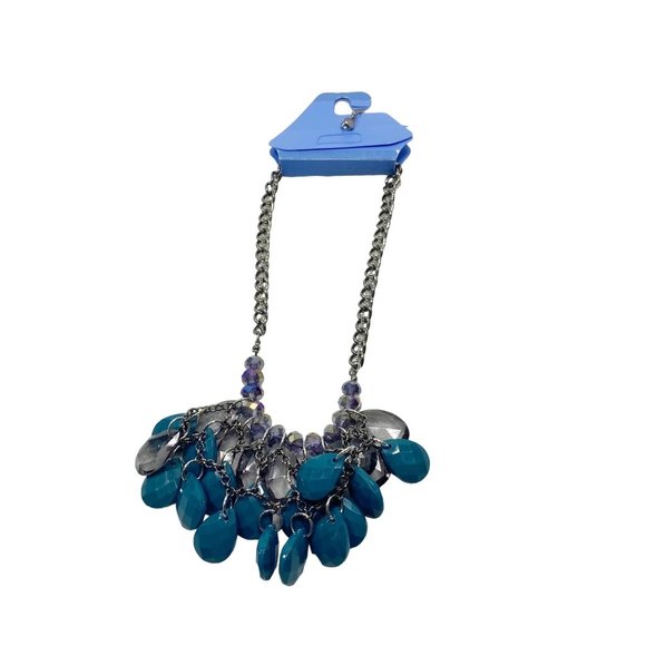 Simply Vera - Vera Wang Bold Faceted Drops Statement Necklace NWT - Picture 3 of 7